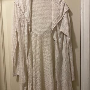 Hard Tail hooded long cardigan